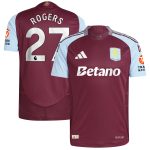 Explore the aston villa adidas home authentic shirt 2024-25 with rogers 27 printing Collection of Aston Villa jerseys. Authentic, high-quality football shirts for every supporter, available worldwide.