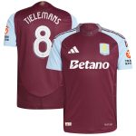 Explore the aston villa adidas home authentic shirt 2024-25 with tielemans 8 cup printing Collection of Aston Villa jerseys. Authentic, high-quality football shirts for every supporter, available worldwide.