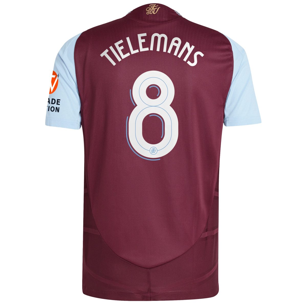 Explore the aston villa adidas home authentic shirt 2024-25 with tielemans 8 cup printing Collection of Aston Villa jerseys. Authentic, high-quality football shirts for every supporter, available worldwide.