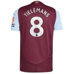 Explore the aston villa adidas home authentic shirt 2024-25 with tielemans 8 printing Collection of Aston Villa jerseys. Authentic, high-quality football shirts for every supporter, available worldwide.