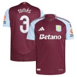 Explore the aston villa adidas home authentic shirt 2024-25 with tomás 3 cup printing Collection of Aston Villa jerseys. Authentic, high-quality football shirts for every supporter, available worldwide.