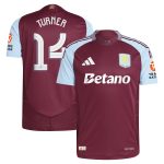 Explore the aston villa adidas home authentic shirt 2024-25 with turner 14 cup printing Collection of Aston Villa jerseys. Authentic, high-quality football shirts for every supporter, available worldwide.
