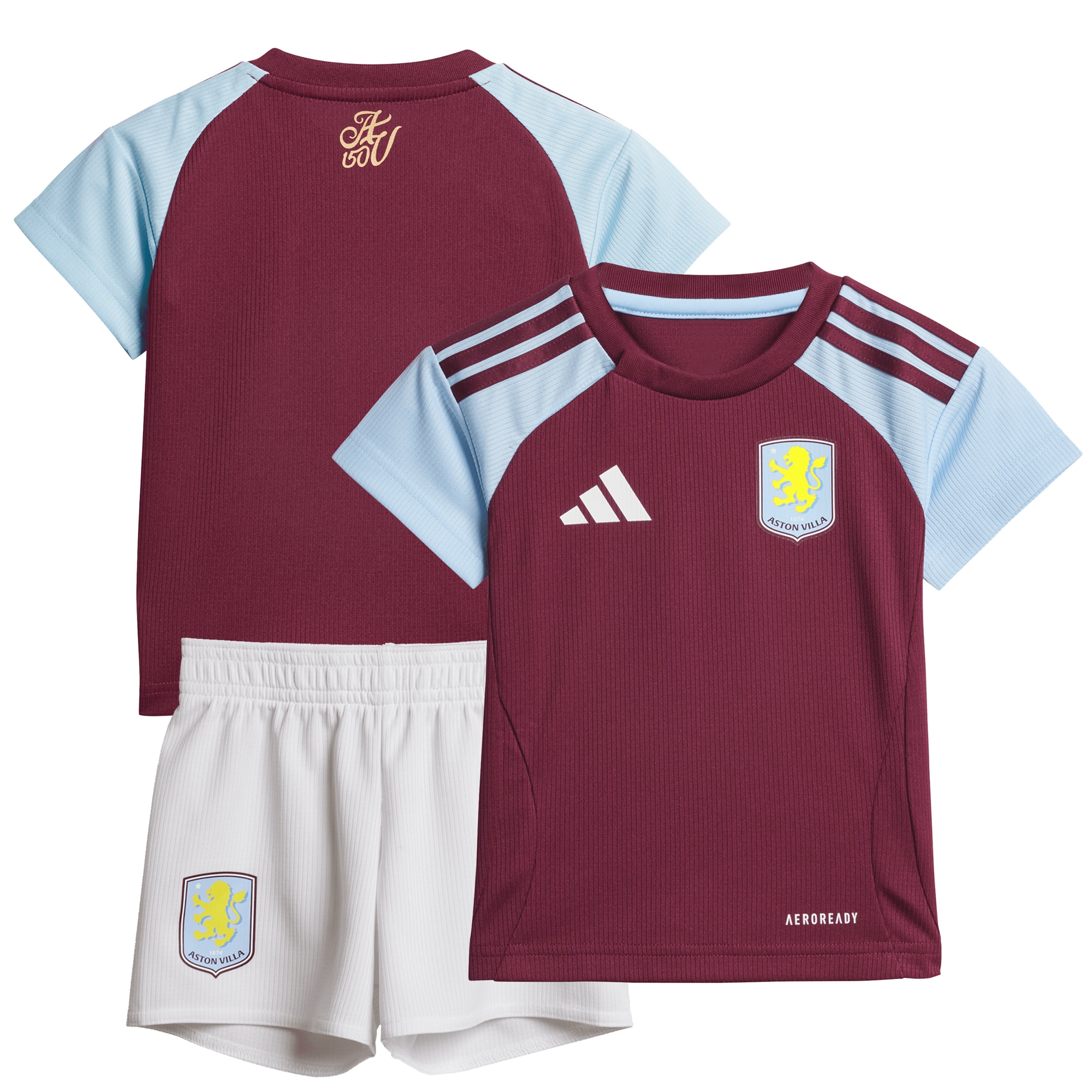 Explore the aston villa adidas home baby kit 2024-25 with custom printing Collection of Aston Villa jerseys. Authentic, high-quality football shirts for every supporter, available worldwide.