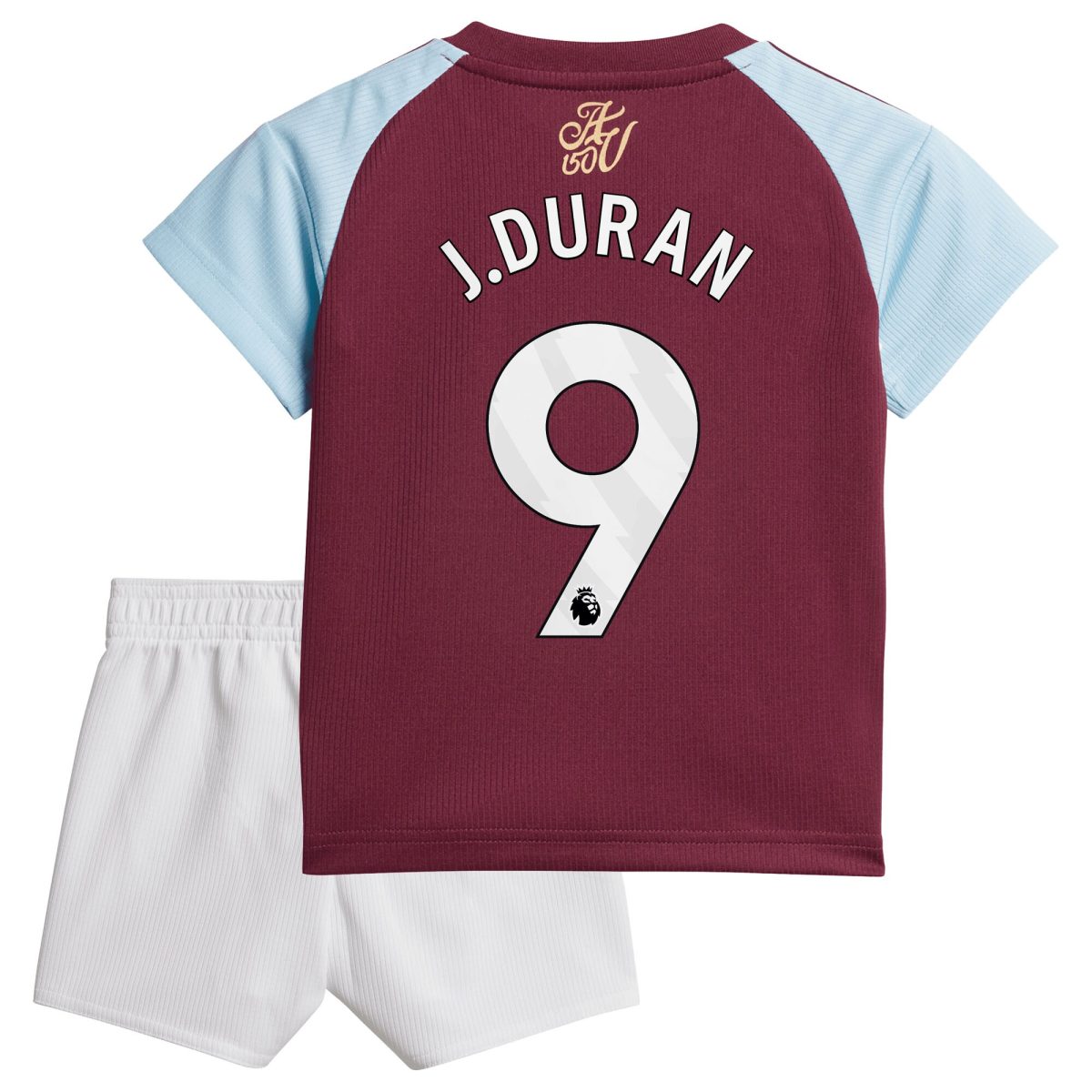 Explore the aston villa adidas home baby kit 2024-25 with j.duran 9 printing Collection of Aston Villa jerseys. Authentic, high-quality football shirts for every supporter, available worldwide.