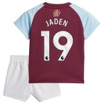 Explore the aston villa adidas home baby kit 2024-25 with jaden 19 printing Collection of Aston Villa jerseys. Authentic, high-quality football shirts for every supporter, available worldwide.