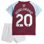 Explore the aston villa adidas home baby kit 2024-25 with nedeljković 20 printing Collection of Aston Villa jerseys. Authentic, high-quality football shirts for every supporter, available worldwide.