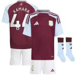 Explore the aston villa adidas home mini kit 2024-25 with kamara 44 printing Collection of Aston Villa jerseys. Authentic, high-quality football shirts for every supporter, available worldwide.