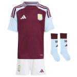 Explore the aston villa adidas home mini kit 2024-25 with konsa 4 printing Collection of Aston Villa jerseys. Authentic, high-quality football shirts for every supporter, available worldwide.