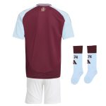 Explore the aston villa adidas home mini kit 2024-25 Collection of Aston Villa jerseys. Authentic, high-quality football shirts for every supporter, available worldwide.