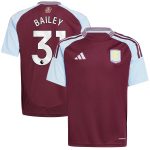 Explore the aston villa adidas home shirt 2024-25 – kids with bailey 31 printing Collection of Aston Villa jerseys. Authentic, high-quality football shirts for every supporter, available worldwide.