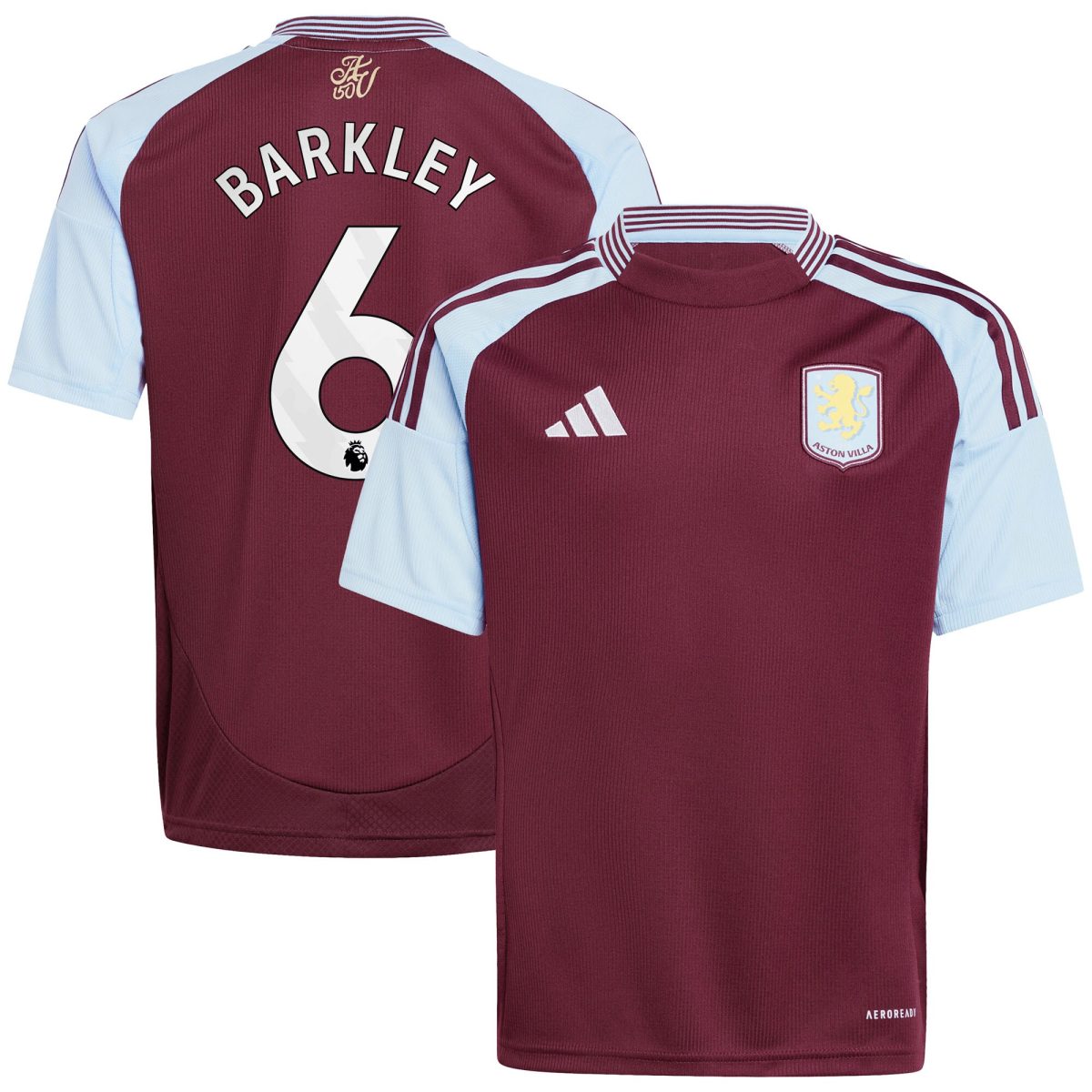Explore the aston villa adidas home shirt 2024-25 – kids with barkley 6 printing Collection of Aston Villa jerseys. Authentic, high-quality football shirts for every supporter, available worldwide.