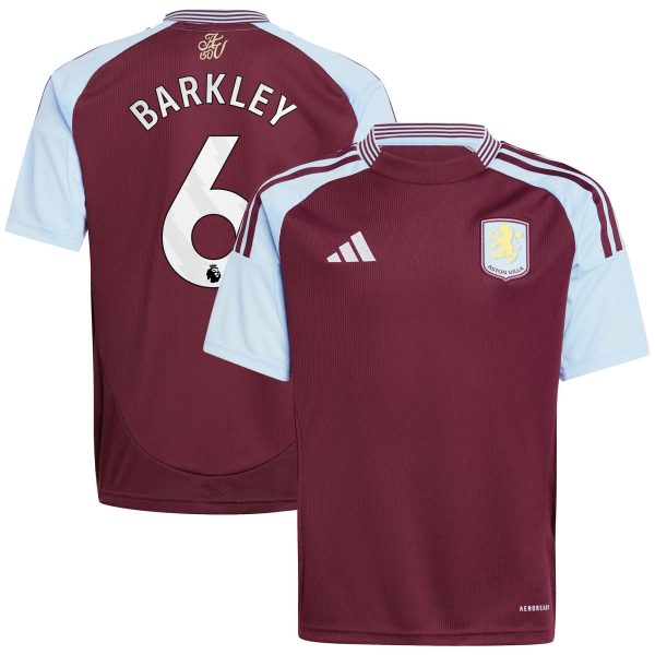 Explore the aston villa adidas home shirt 2024-25 – kids with barkley 6 printing Collection of Aston Villa jerseys. Authentic, high-quality football shirts for every supporter, available worldwide.