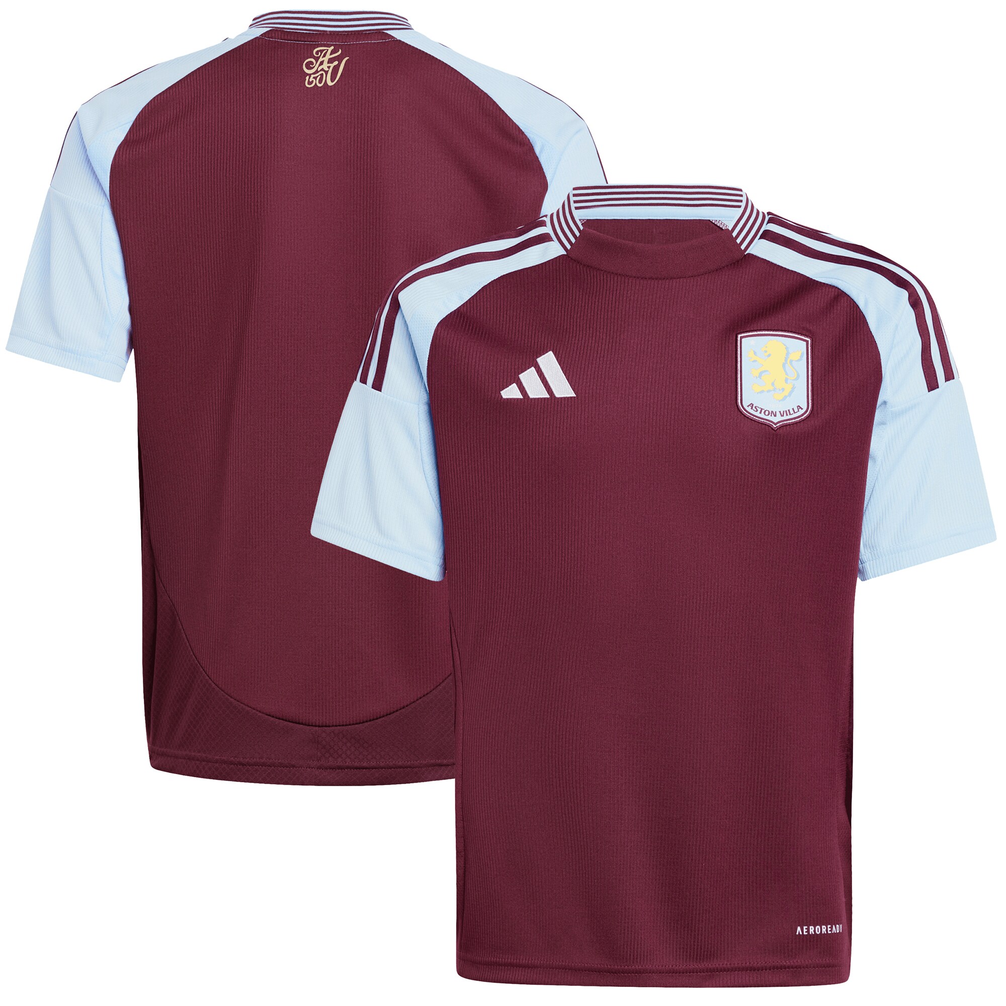 Explore the aston villa adidas home shirt 2024-25 – kids with custom printing Collection of Aston Villa jerseys. Authentic, high-quality football shirts for every supporter, available worldwide.