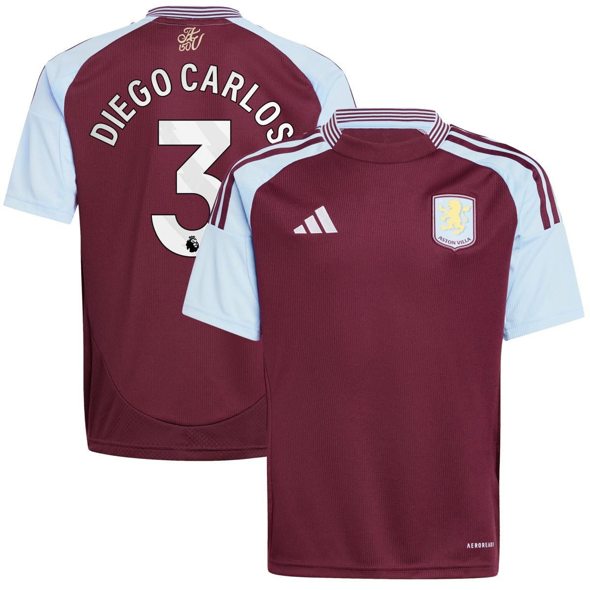 Explore the aston villa adidas home shirt 2024-25 – kids with diego carlos 3 printing Collection of Aston Villa jerseys. Authentic, high-quality football shirts for every supporter, available worldwide.
