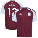 Explore the aston villa adidas home shirt 2024-25 – kids with digne 12 printing Collection of Aston Villa jerseys. Authentic, high-quality football shirts for every supporter, available worldwide.