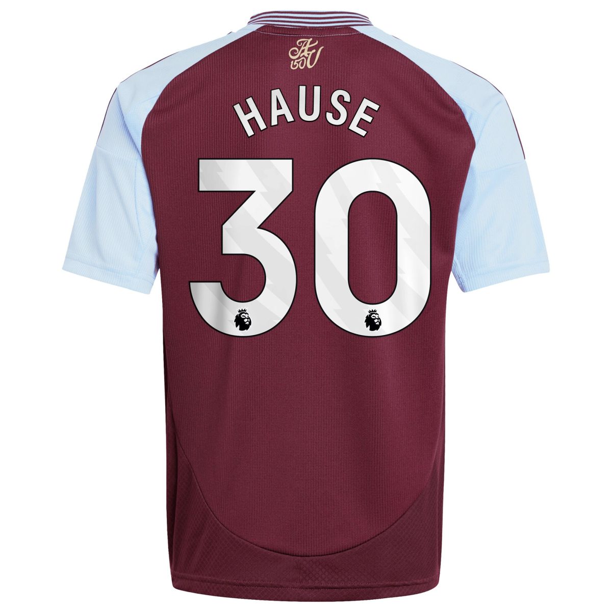 Explore the aston villa adidas home shirt 2024-25 – kids with hause 30 printing Collection of Aston Villa jerseys. Authentic, high-quality football shirts for every supporter, available worldwide.