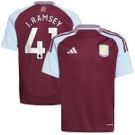 Explore the aston villa adidas home shirt 2024-25 – kids with j. ramsey 41 printing Collection of Aston Villa jerseys. Authentic, high-quality football shirts for every supporter, available worldwide.