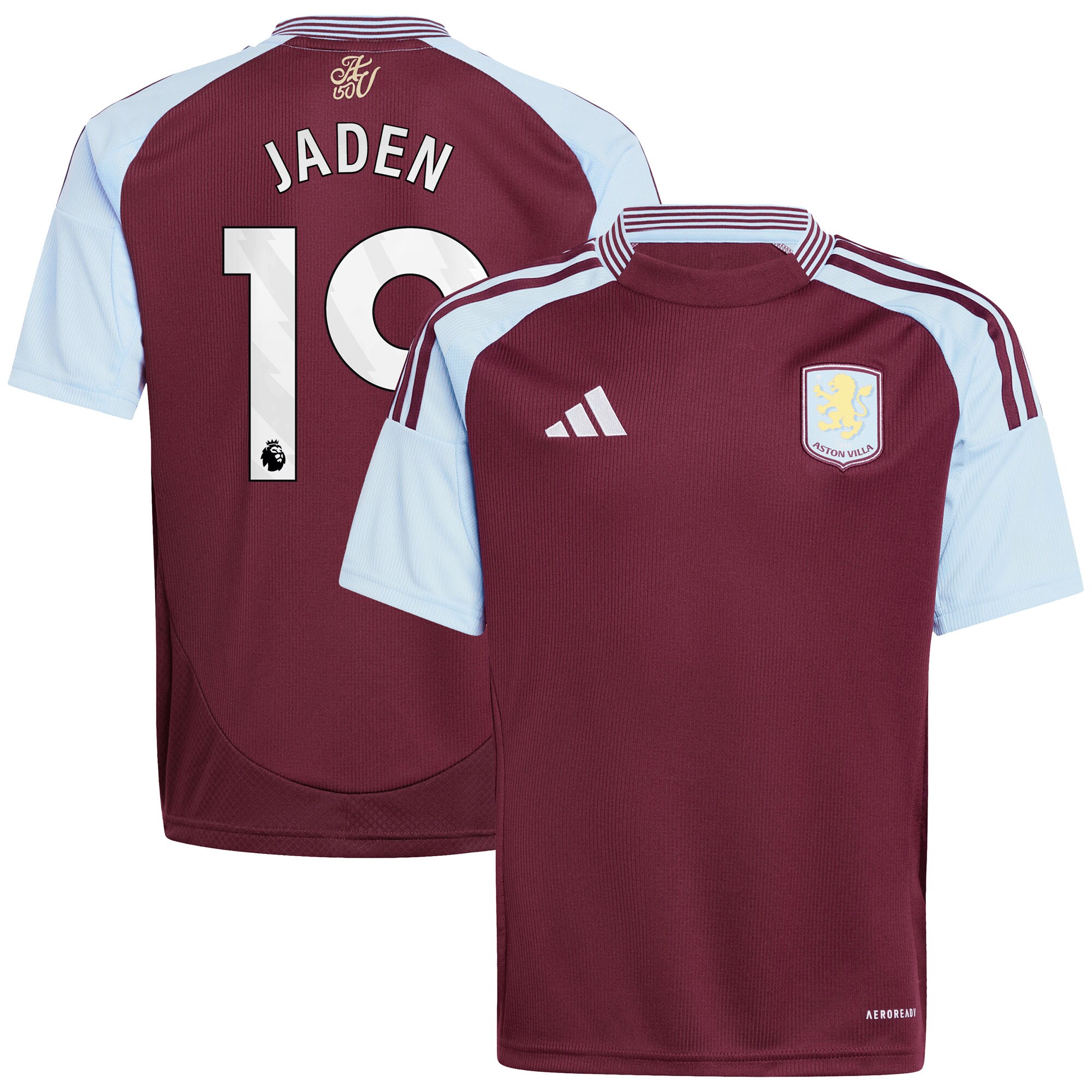 Explore the aston villa adidas home shirt 2024-25 – kids with jaden 19 printing Collection of Aston Villa jerseys. Authentic, high-quality football shirts for every supporter, available worldwide.
