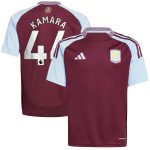 Explore the aston villa adidas home shirt 2024-25 – kids with kamara 44 printing Collection of Aston Villa jerseys. Authentic, high-quality football shirts for every supporter, available worldwide.
