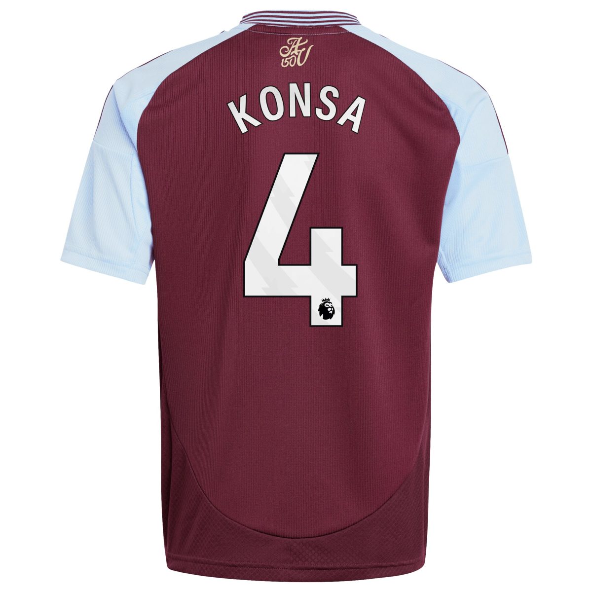 Explore the aston villa adidas home shirt 2024-25 – kids with konsa 4 printing Collection of Aston Villa jerseys. Authentic, high-quality football shirts for every supporter, available worldwide.