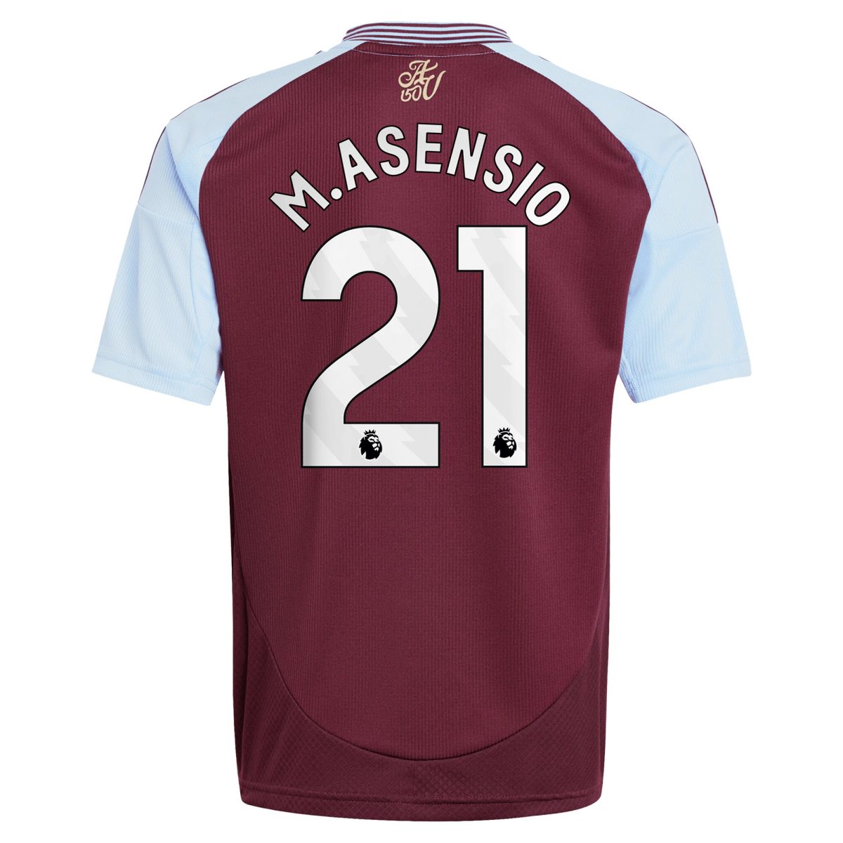 Explore the aston villa adidas home shirt 2024-25 – kids with m.asensio 21 printing Collection of Aston Villa jerseys. Authentic, high-quality football shirts for every supporter, available worldwide.
