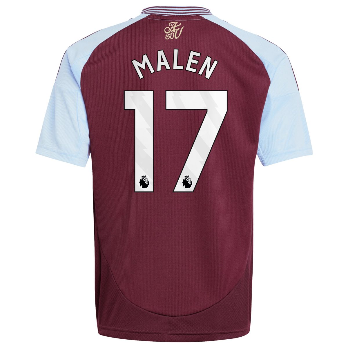 Explore the aston villa adidas home shirt 2024-25 – kids with malen 17 printing Collection of Aston Villa jerseys. Authentic, high-quality football shirts for every supporter, available worldwide.