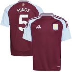 Explore the aston villa adidas home shirt 2024-25 – kids with mings 5 printing Collection of Aston Villa jerseys. Authentic, high-quality football shirts for every supporter, available worldwide.