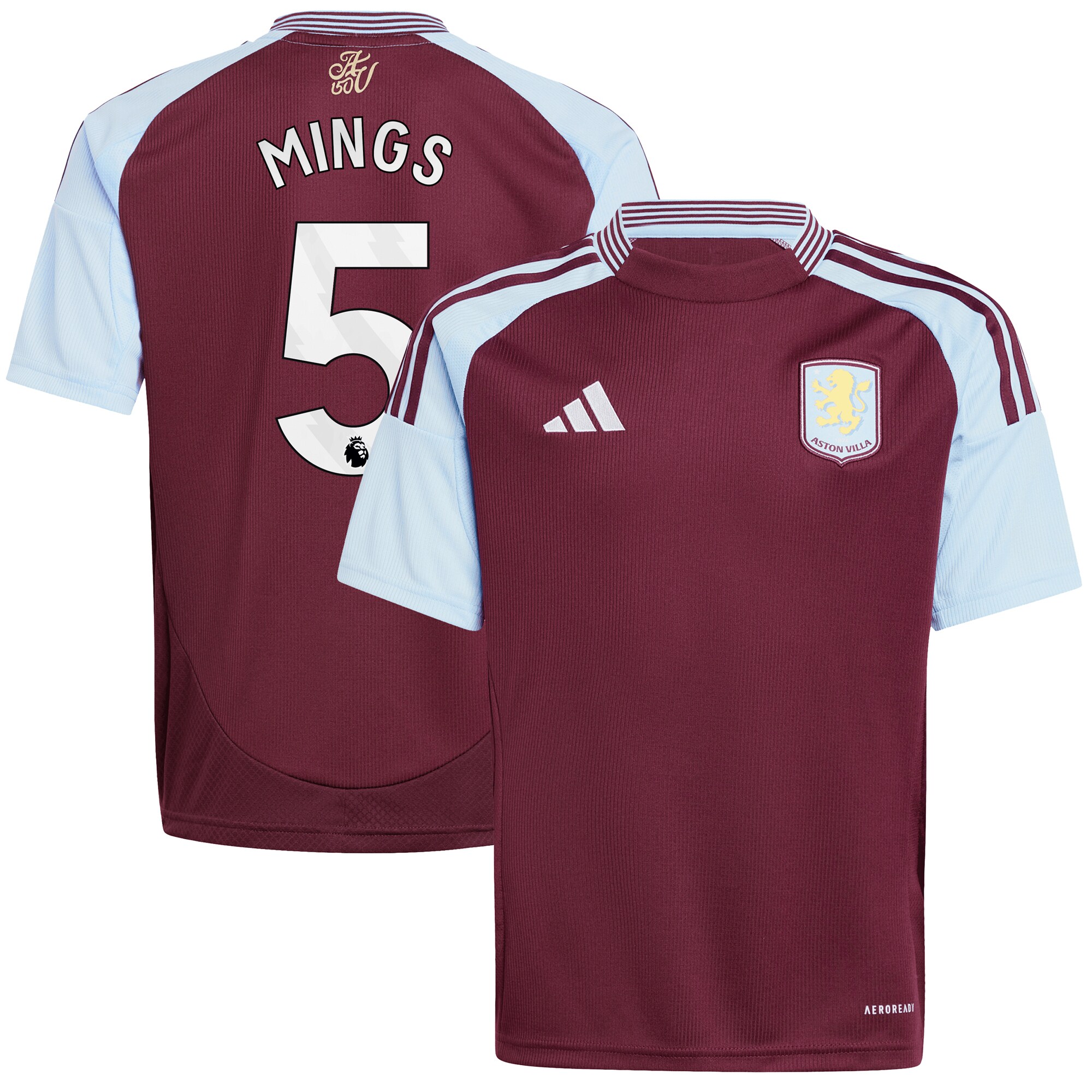 Explore the aston villa adidas home shirt 2024-25 – kids with mings 5 printing Collection of Aston Villa jerseys. Authentic, high-quality football shirts for every supporter, available worldwide.