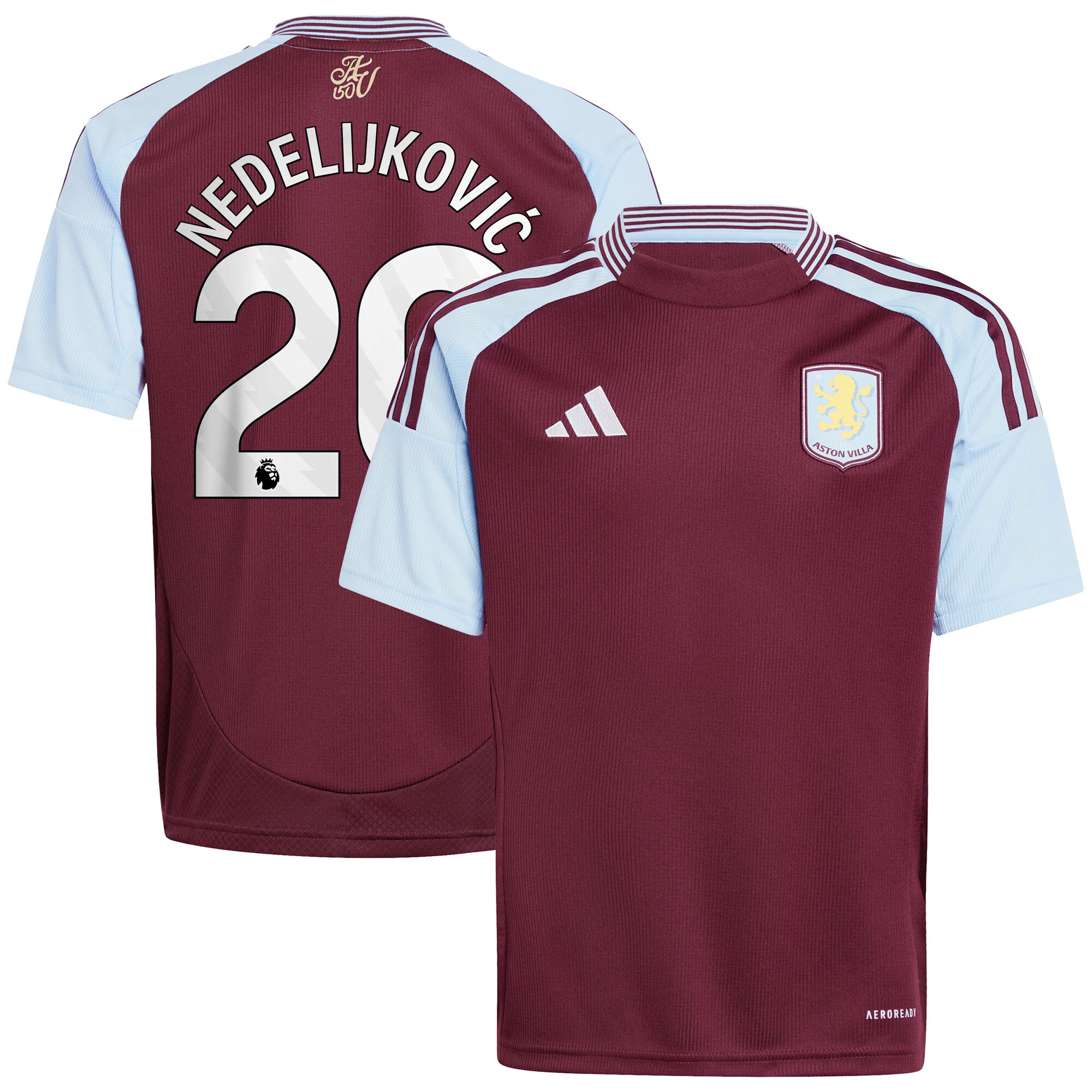 Explore the aston villa adidas home shirt 2024-25 – kids with nedeljković 20 printing Collection of Aston Villa jerseys. Authentic, high-quality football shirts for every supporter, available worldwide.