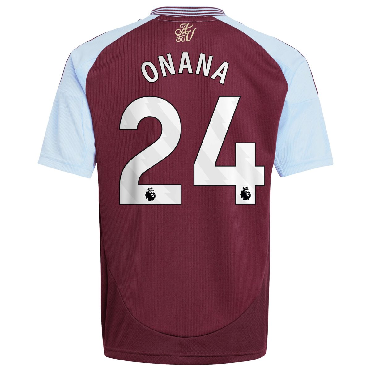 Explore the aston villa adidas home shirt 2024-25 – kids with onana 24 printing Collection of Aston Villa jerseys. Authentic, high-quality football shirts for every supporter, available worldwide.