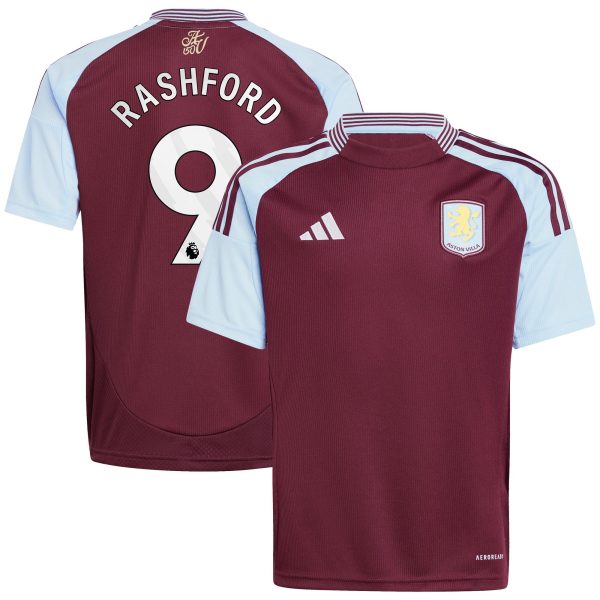 Explore the aston villa adidas home shirt 2024-25 – kids with rashford 9 printing Collection of Aston Villa jerseys. Authentic, high-quality football shirts for every supporter, available worldwide.