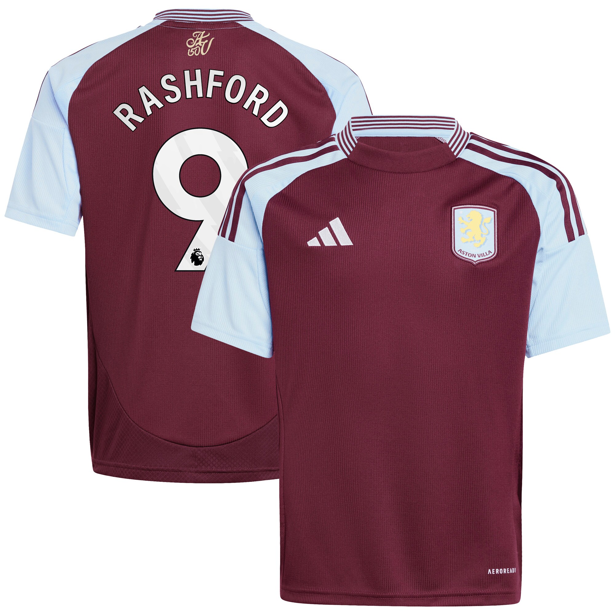 Explore the aston villa adidas home shirt 2024-25 – kids with rashford 9 printing Collection of Aston Villa jerseys. Authentic, high-quality football shirts for every supporter, available worldwide.
