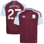 Explore the aston villa adidas home shirt 2024-25 – kids with rogers 27 printing Collection of Aston Villa jerseys. Authentic, high-quality football shirts for every supporter, available worldwide.