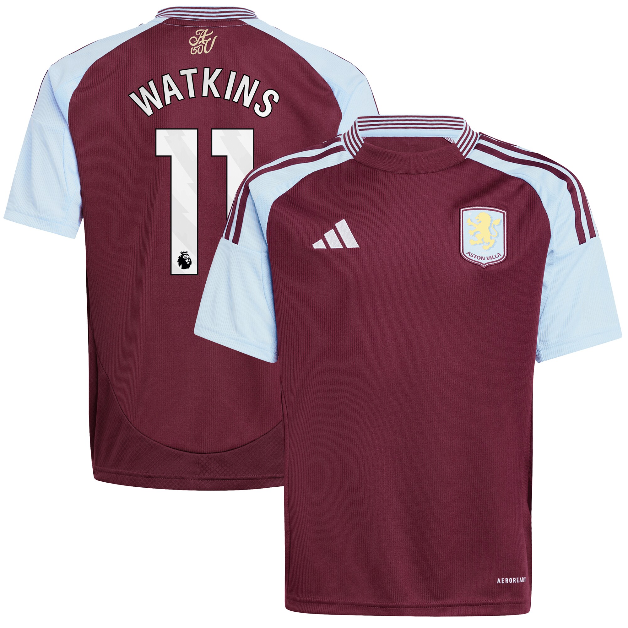 Explore the aston villa adidas home shirt 2024-25 – kids with watkins 11 printing Collection of Aston Villa jerseys. Authentic, high-quality football shirts for every supporter, available worldwide.