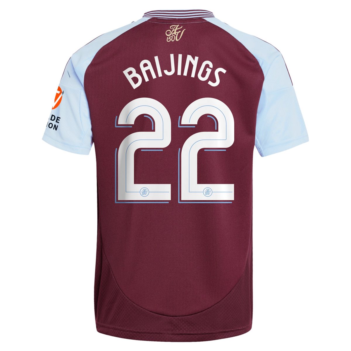 Explore the aston villa adidas home shirt 2024-25 with baijings 22 cup printing Collection of Aston Villa jerseys. Authentic, high-quality football shirts for every supporter, available worldwide.