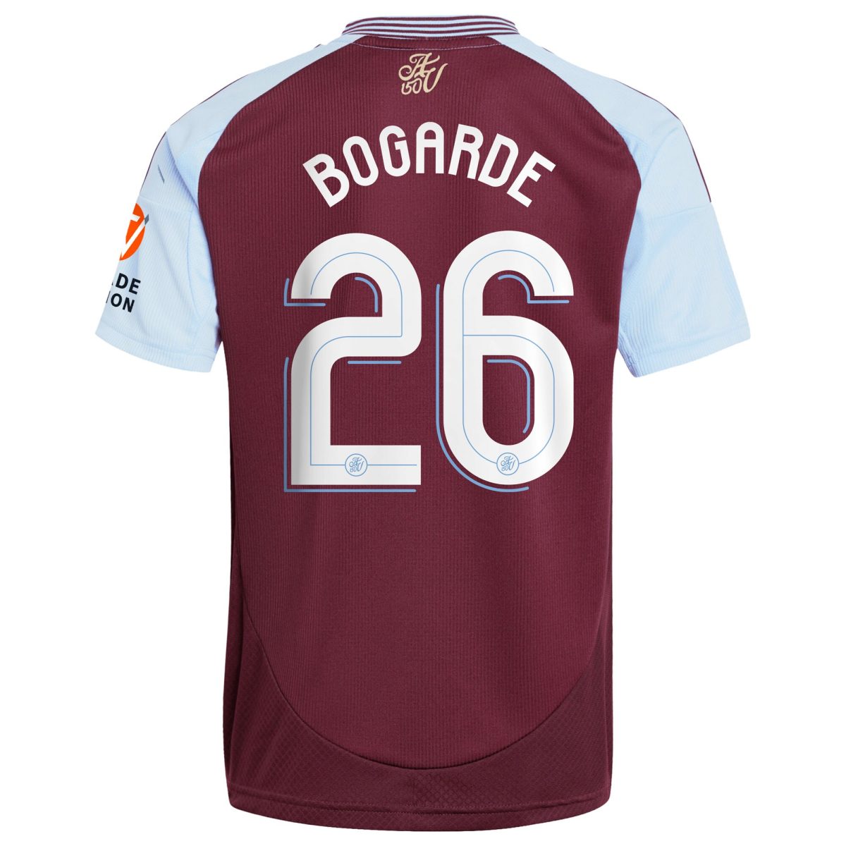 Explore the aston villa adidas home shirt 2024-25 with bogarde 26 cup printing Collection of Aston Villa jerseys. Authentic, high-quality football shirts for every supporter, available worldwide.