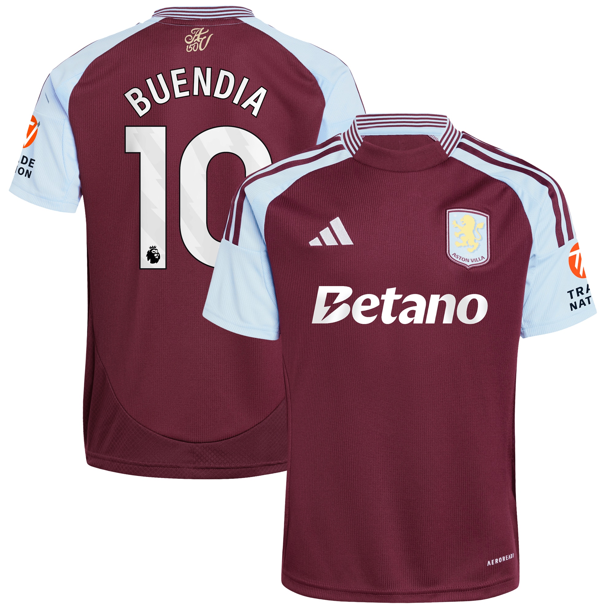 Explore the aston villa adidas home shirt 2024-25 with buendia 10 printing Collection of Aston Villa jerseys. Authentic, high-quality football shirts for every supporter, available worldwide.