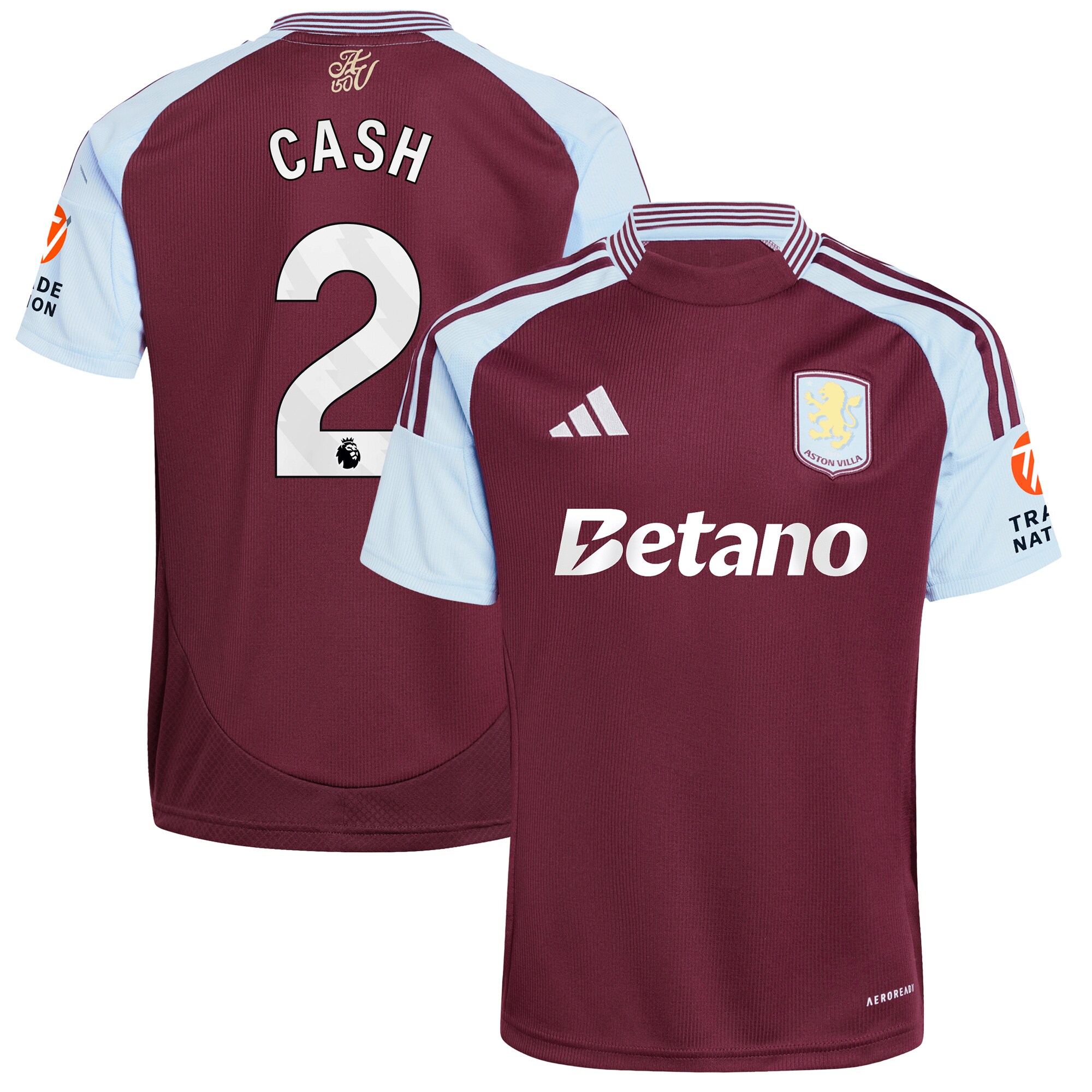 Explore the aston villa adidas home shirt 2024-25 with cash 2 printing Collection of Aston Villa jerseys. Authentic, high-quality football shirts for every supporter, available worldwide.