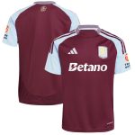 Explore the aston villa adidas home shirt 2024-25 with custom printing Collection of Aston Villa jerseys. Authentic, high-quality football shirts for every supporter, available worldwide.