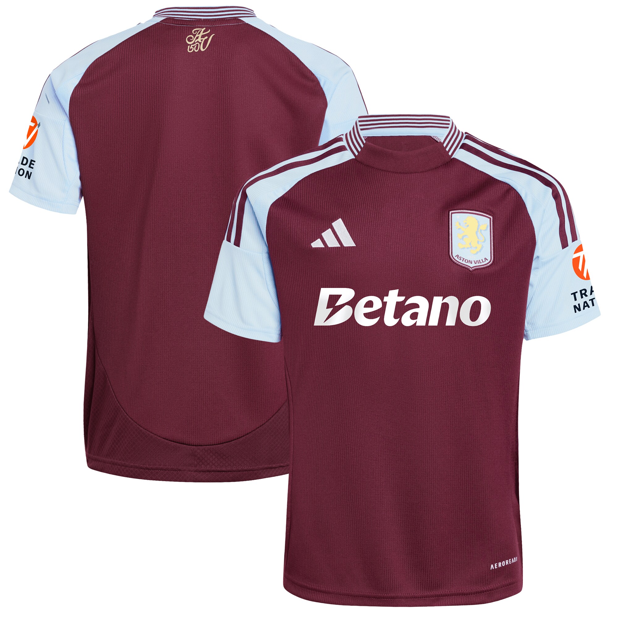 Explore the aston villa adidas home shirt 2024-25 with custom printing Collection of Aston Villa jerseys. Authentic, high-quality football shirts for every supporter, available worldwide.