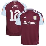 Explore the aston villa adidas home shirt 2024-25 with digne 12 cup printing Collection of Aston Villa jerseys. Authentic, high-quality football shirts for every supporter, available worldwide.