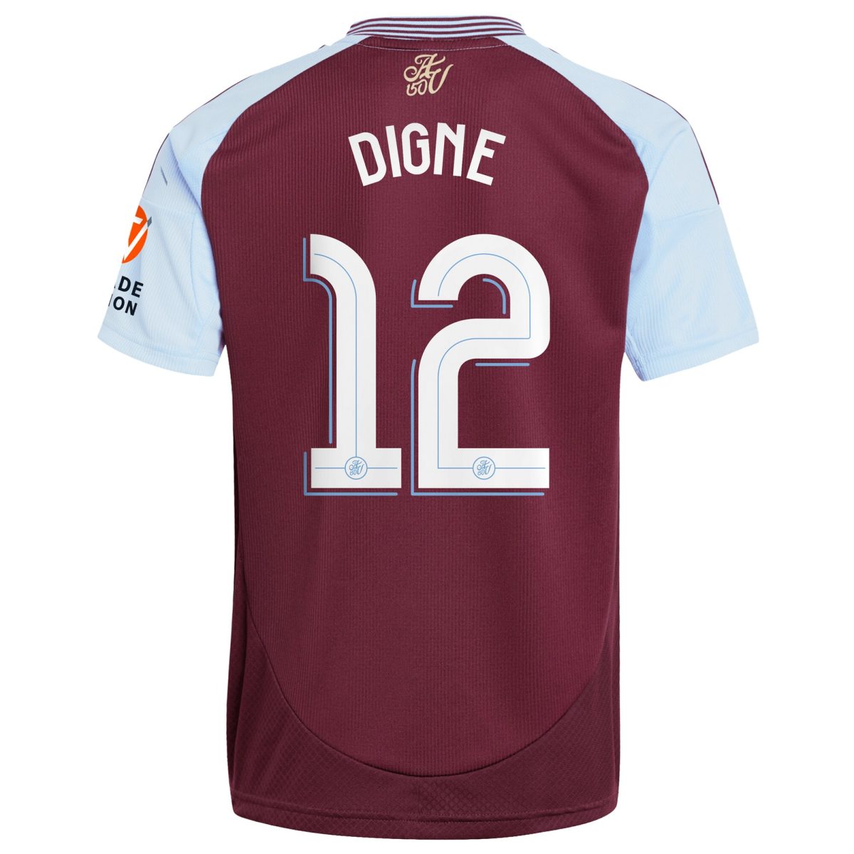 Explore the aston villa adidas home shirt 2024-25 with digne 12 cup printing Collection of Aston Villa jerseys. Authentic, high-quality football shirts for every supporter, available worldwide.