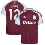 Explore the aston villa adidas home shirt 2024-25 with digne 12 printing Collection of Aston Villa jerseys. Authentic, high-quality football shirts for every supporter, available worldwide.