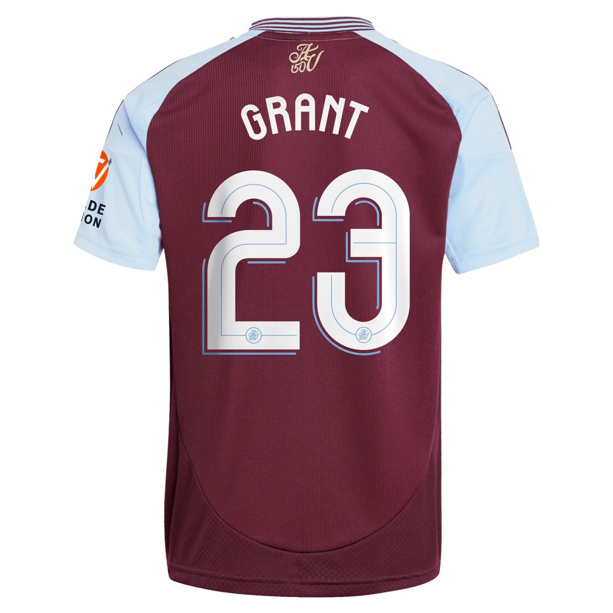 Explore the aston villa adidas home shirt 2024-25 with grant 23 cup printing Collection of Aston Villa jerseys. Authentic, high-quality football shirts for every supporter, available worldwide.