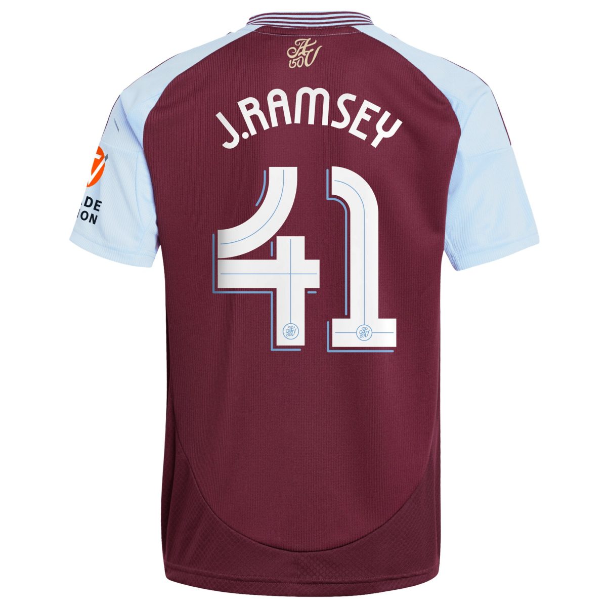 Explore the aston villa adidas home shirt 2024-25 with j. ramsey 41 cup printing Collection of Aston Villa jerseys. Authentic, high-quality football shirts for every supporter, available worldwide.