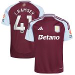 Explore the aston villa adidas home shirt 2024-25 with j. ramsey 41 printing Collection of Aston Villa jerseys. Authentic, high-quality football shirts for every supporter, available worldwide.