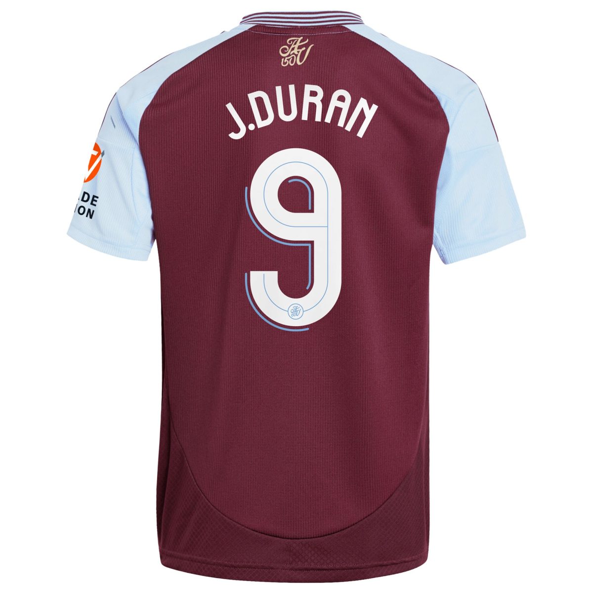Explore the aston villa adidas home shirt 2024-25 with j.duran 9 cup printing Collection of Aston Villa jerseys. Authentic, high-quality football shirts for every supporter, available worldwide.