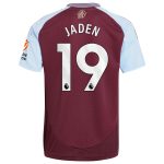 Explore the aston villa adidas home shirt 2024-25 with jaden 19 printing Collection of Aston Villa jerseys. Authentic, high-quality football shirts for every supporter, available worldwide.