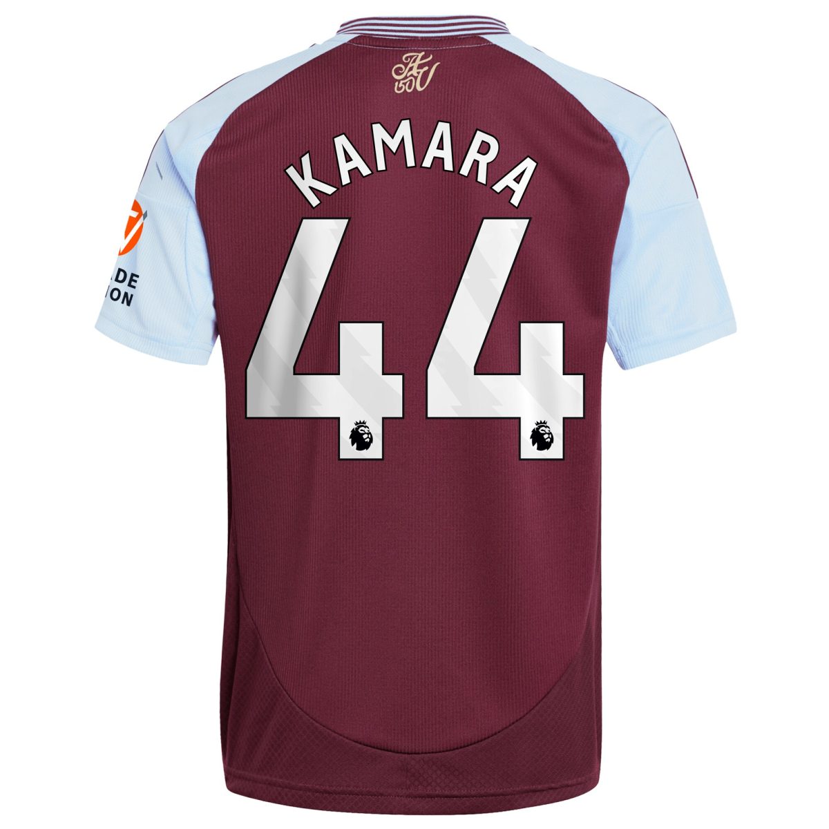 Explore the aston villa adidas home shirt 2024-25 with kamara 44 printing Collection of Aston Villa jerseys. Authentic, high-quality football shirts for every supporter, available worldwide.