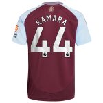 Explore the aston villa adidas home shirt 2024-25 with kamara 44 printing Collection of Aston Villa jerseys. Authentic, high-quality football shirts for every supporter, available worldwide.